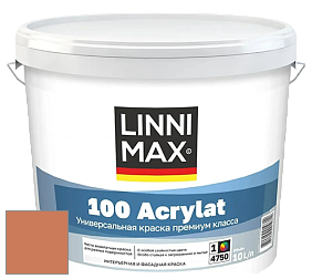 Краска LINNIMAX 100 ACRYLAT / ЛИННИМАКС 100 АКРИЛАТ (CAPAROL AMPHIBOLIN) акриловая краска цвет Aprico 135 