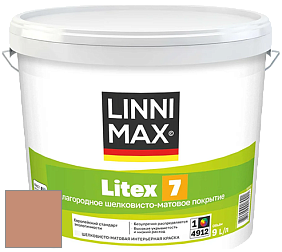Краска LINNIMAX LITEX 7 / ЛИННИМАКС ЛИТЕКС 7  (CAPAROL SAMTEX 7) латексная краска цвет Aprico 105 