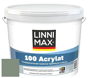 Краска LINNIMAX 100 ACRYLAT / ЛИННИМАКС 100 АКРИЛАТ (CAPAROL AMPHIBOLIN) акриловая краска цвет Agave 35 