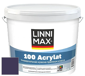 Краска LINNIMAX 100 ACRYLAT / ЛИННИМАКС 100 АКРИЛАТ (CAPAROL AMPHIBOLIN) акриловая краска цвет Velvet 35 