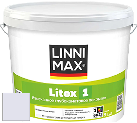 Краска LINNIMAX LITEX 1 / ЛИННИМАКС ЛИТЕКС 1 (CAPAROL SAMTEX 3) высокоэкологичная латексная краска цвет NCS S 0510-R60B 