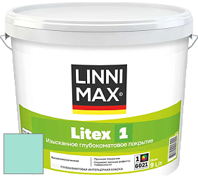 Краска LINNIMAX LITEX 1 / ЛИННИМАКС ЛИТЕКС 1 (CAPAROL SAMTEX 3) высокоэкологичная латексная краска цвет NCS S 0530-B70G 